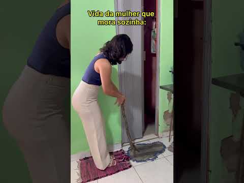 Vida da mulher que morar sozinha #humor #comedia #viral #shorts
