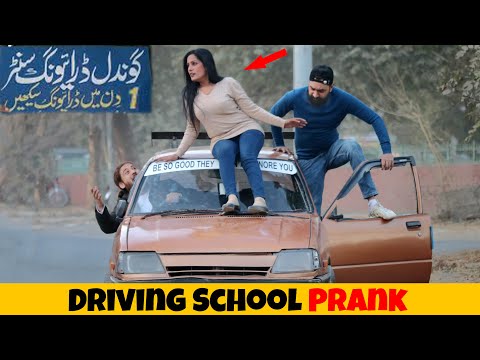 Fake Driving School Prank On Cute Girl ❤️ Part 2  | prank in Pakistan | Epic Reactions 😂😂