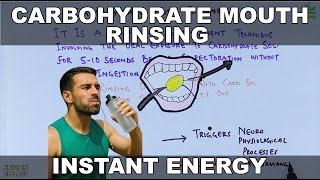 Carbohydrate Mouth Rinsing | Boost Performance with This Simple Technique