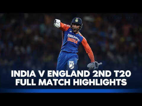 India vs. England 2nd T20 I Full Match Highlights I Kayo Mini I 25/01/25 I Fox Cricket