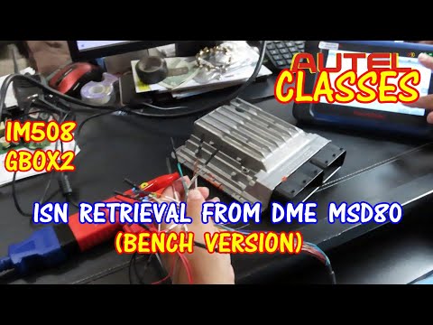 Retrieval Of ISN From DME MSD80 Using The Autel IM508 And The GBOX-2 Bench Version