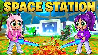 We Clean All of the Leaves in SPACE! | Roblox