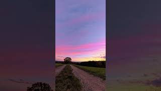 Sonnenuntergang vom Oktober 2025 im Landkreis Fürstenfeldbruck. #shorts #insta360 #sonnenuntergang