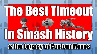 The Best Timeout In Super Smash Bros History & the Legacy of Wii U Custom Moves