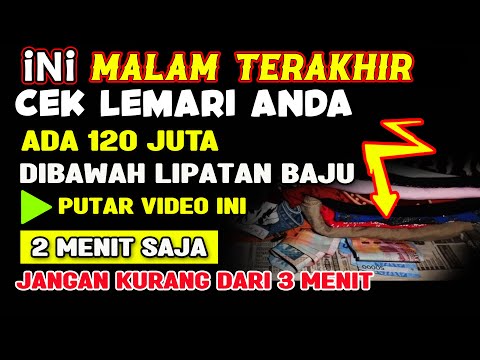 TERKHUSUS MALAM MUSTAJAB❗Doa Mustajab Malam Sabtu InsyaAllah Rezekimu Mengalir Deras Tak Terduga