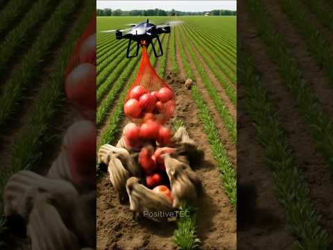 Drone strikes the exact spot #villagelife #farming #drone #rurallife #animals #viral #shorts