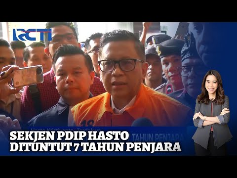 Sekjen PDIP Hasto Dituntut 7 Tahun Penjara | SIS | 04/07