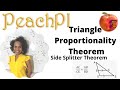 Triangle Proportionality and Proportions