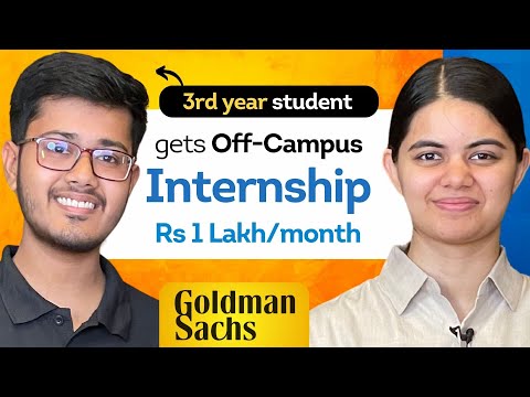 How he cracked Off-Campus Goldman Sachs? Interview lessons with Shradha Ma'am