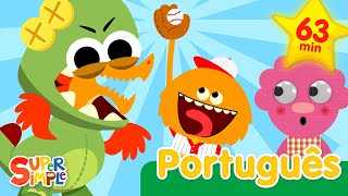 Eu Sou Um Dinossauro + Mais | Canções Infantis | Super Simple Português
