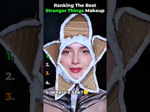 Ranking The Best Stranger Things Makeup ๐ #shorts
