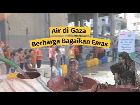 Air di Gaza Berharga Bagaikan Emas