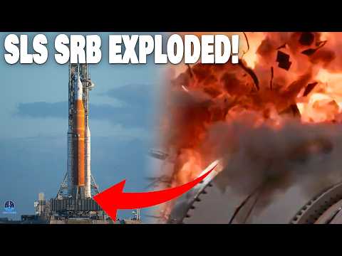 BAD NEWS! NASA SLS Booster anomaly EXPLODED & Blew off. What Exactly Happened?