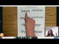 High Frequency Words Mastery: Unit 6 Week 3