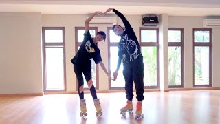 YAY! AKHIRNYA NAYFA BERHASIL NGAJARIN UMMI ROLLER SKATING