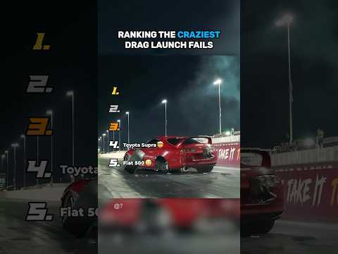Ranking The CRAZIEST Drag Launch Fails