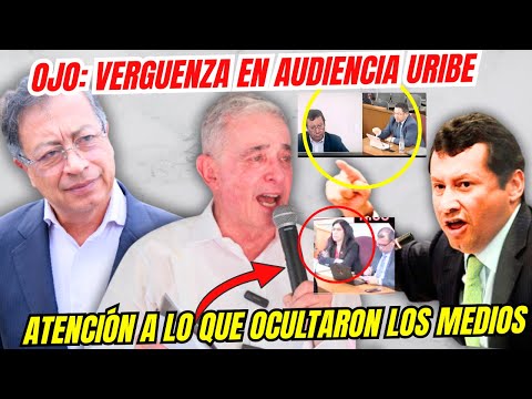 Atención! ESTO FUE CENSURADO por los medios, PENOSO MOMENTO en Audiencia de Uribe -Mr. Carvajalino