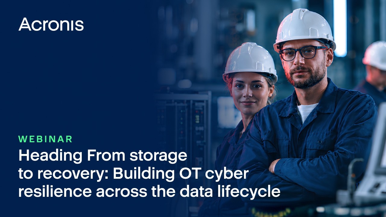 From Immutable Storage to Clean Recovery: Building OT Cyber Resilience From the Ground Up