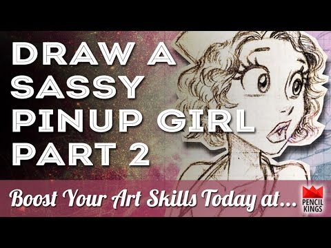 Want to Draw Sassy Pin Up Characters?