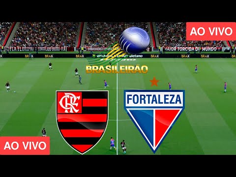 FLAMENGO X FORTALEZA | AO VIVO COM IMAGENS DO BRASILEIRรO | ASSISTA AGORA | JOGO DE HOJE | PES2021