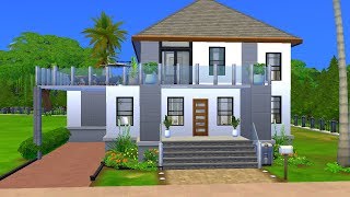 SMALL MODERN HOME // SIMS 4 SPEED BUILD