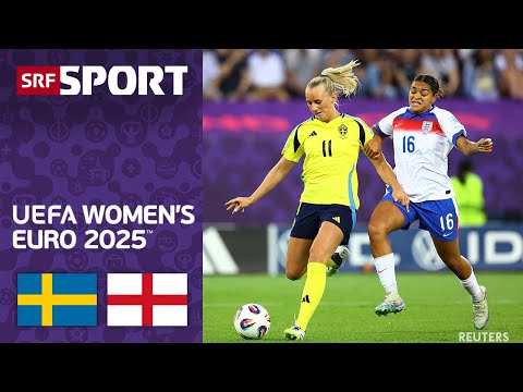 Schweden - England | Highlights – Women's EURO 2025 – Viertelfinal | SRF Sport