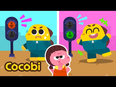 Stop and Don't Move!🔴🟢Red Light Green Light Song and More Songs for Kids | Cocobi