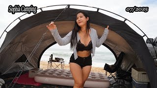 ENJOY SUMMER IN THE BEACH -  CAMPING - SWIMMING - COOKING - RELAX - ASMR