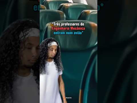 TRÊS PROFESSORES NUM AVIÃO