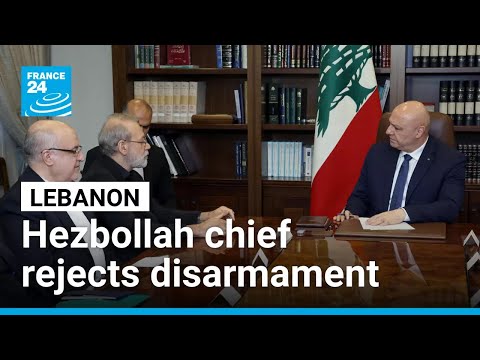 YouTube video thumbnail: Hezbollah Chief Rejects Disarmament, Lebanon to Submit New Plan by the End of the Week