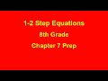 1 and 2 Step Equations Review Challenge