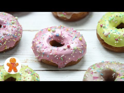 Американские пончики донатс с глазурью donuts
