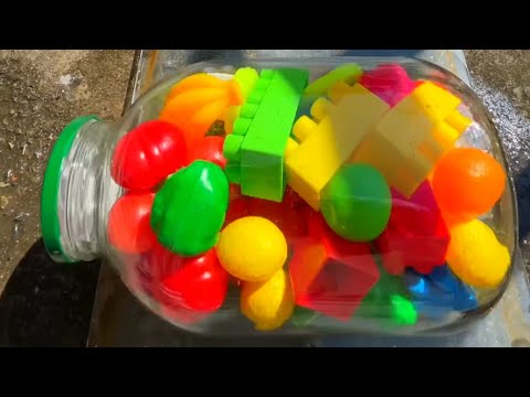 Breaking Big & Small glass bottles ⚠️🔥 Crushing Crunchy & Soft Things !