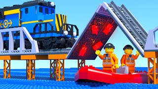 LEGO Train Bridge Ride Fail