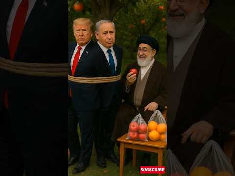 Khamenei Catches Trump & Netanyahu Stealing Fruits 🍎 Hilarious AI Animation! #funny