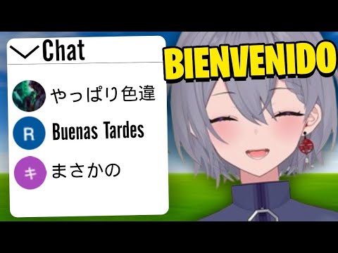 Vtuber Japonesa se pone Feliz al ver un Latino en su chat