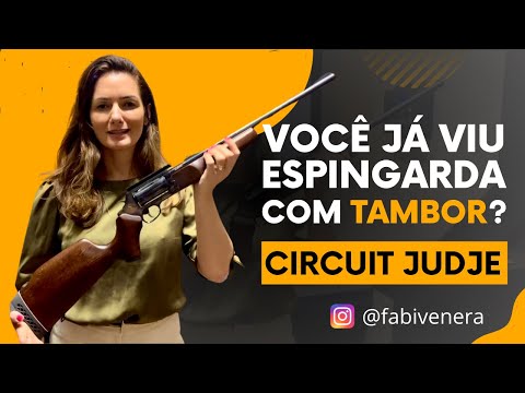 VOCÊ JÁ VIU ESPINGARDA COM TAMBOR DE REVOLVER  - TAURUS CIRCUIT JUDGE