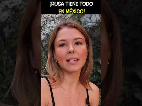¡Rusa Ama México! 🙌🏼😍🇷🇺🇲🇽 #shorts #youtubeshorts #extranjerosenmexico