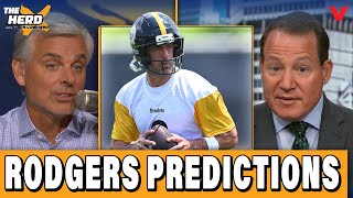 Predictions for Aaron Rodgers & Steelers vs. Jets | THE HERD NFL w/ Colin Cowherd
