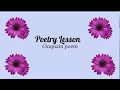 Cinquain Poem Structure and Writing