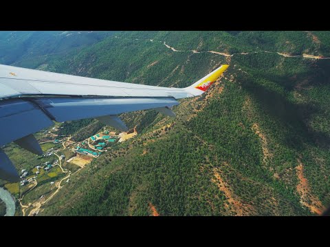 World's most dangerous airport in the world Paro Bhutan