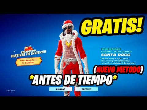 Como CONSEGUIR la SKIN de SANTA SNOOP DOG ANTES de TIEMPO *NUEVO METODO*