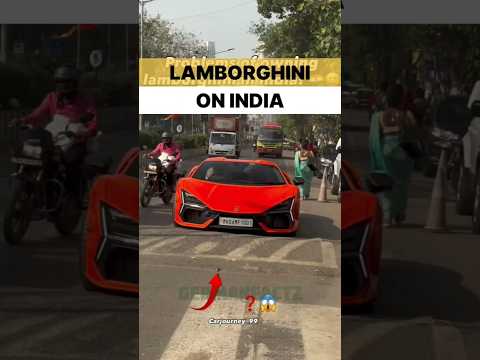 lamborghini on india ❓😱 #germanfactz