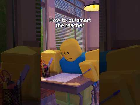 school exam lifehack #roblox #robloxmemes #robloxanimation