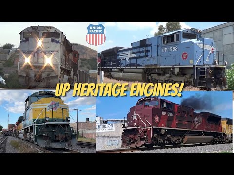 Locomotoras Heritage De Union Pacific en México