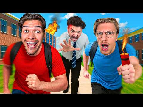 Celui qui se fait VIRER de l'ÉCOLE en 1er Gagne ! (ft. Stundzow & Clinko)