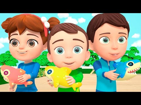 Baby Shark Song🦈🌟 + Bathtub Nursery Rhymes - BEST KIDS SONGS