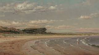 Turn Your TV Into Art • Second Beach, Newport (1878) • Vintage Painting • Ambient Background