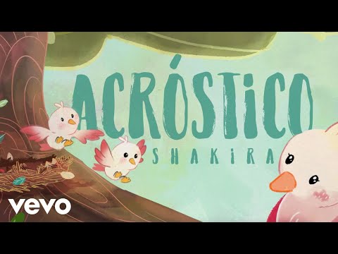 Shakira - Acr&#243;stico (Solo Version - Official Lyric Video)