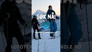 Søk nå og få svar allerede 15. November! #fhsliv #folkehøgskole #lofoten #climbing #naturfoto